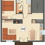 Daire Ostoja Zaskalskie Diament 100 M2, 56m2 Jaworki